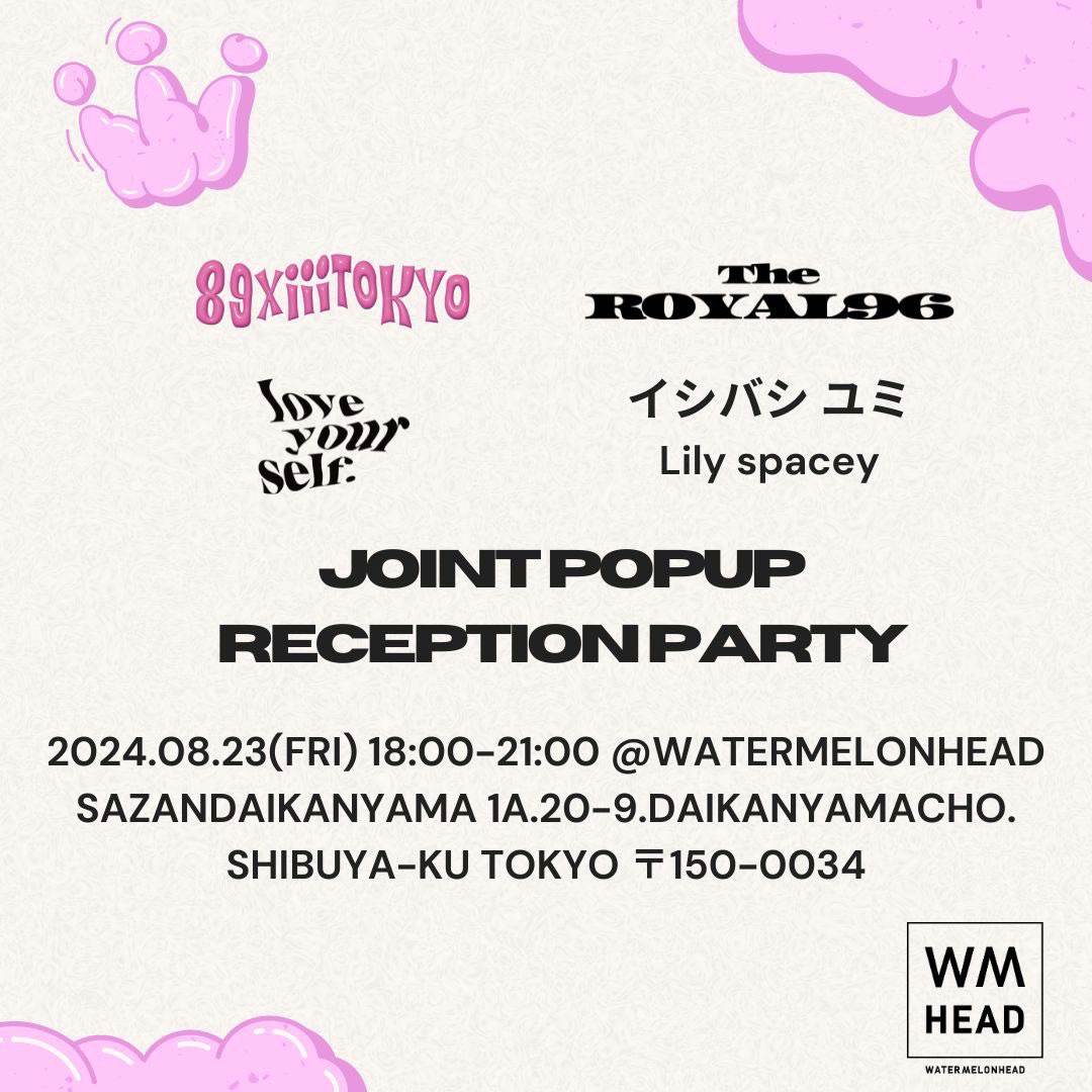 WOMENS BRAND JOINT POPUP開催