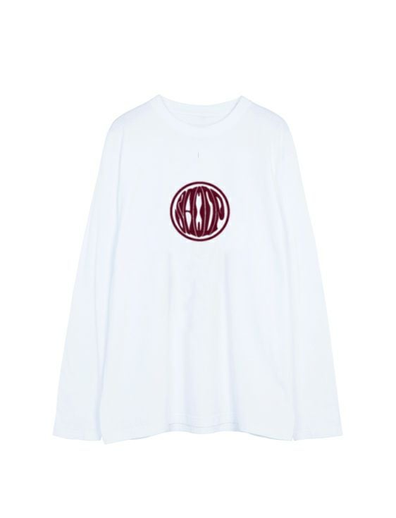 SHOOP/シュープ/CROSS T-SHIRT/WHITE/ホワイト