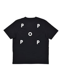 POP TRADING COMPANY/ポップトレーディングカンパニー/LOGO T-SHIRT/BLACK/ブラック