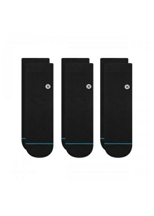 STANCE/スタンス/ICON QUARTER 3 PACK（BLACK）/ブラック