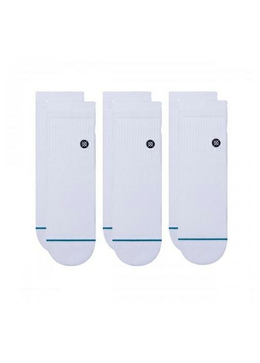 STANCE/スタンス/ICON QUARTER 3 PACK（WHITE）/ホワイト