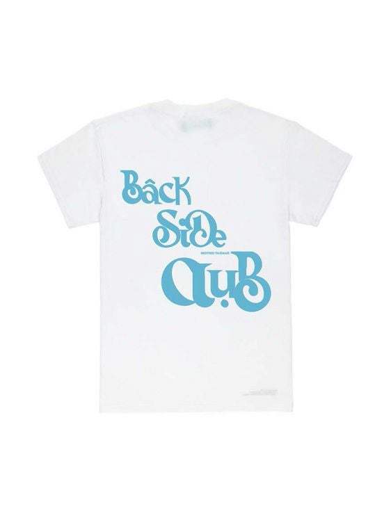 BackSideClub/バックサイドクラブ/BACK LOGO T-SHIRT/WHITE/ホワイト