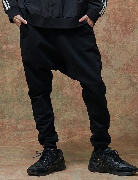 MSML サルエルパンツ　sサイズ MSML/エムエスエムエル/SARROUEL SWEAT PANTS/BLACK/ブラック