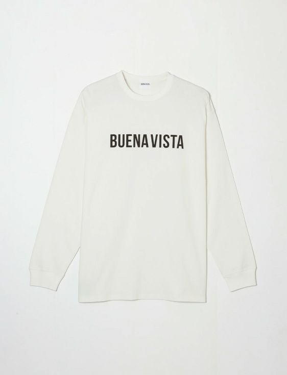 BUENAVISTA/ブエナビスタ/BUENA VISTA LOGO L/S tee/WHITE/ホワイト