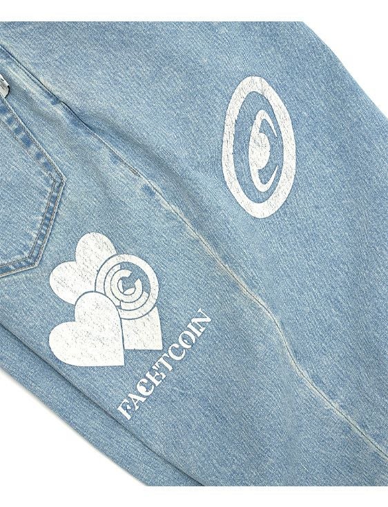 FACETASM/ファセッタズム/FACETASM×CPD BIG HEART DENIM/INDIGO/インディゴ