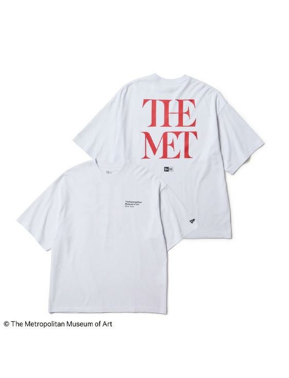 NEWERA/ニューエラ/SS OS CT TEE THE MET BACK LOGO WHI/WHITE/ホワイト