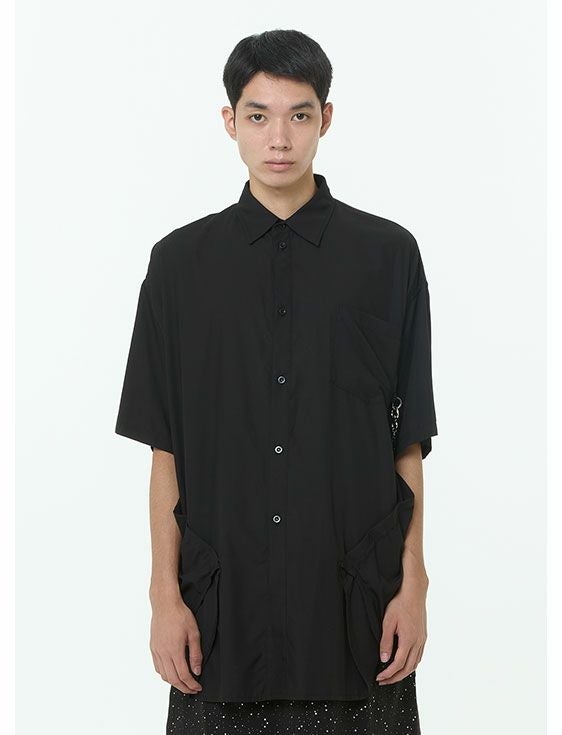 SHOOP/シュープ/ELLA OVERSIZED SHIRT/BLACK/ブラック