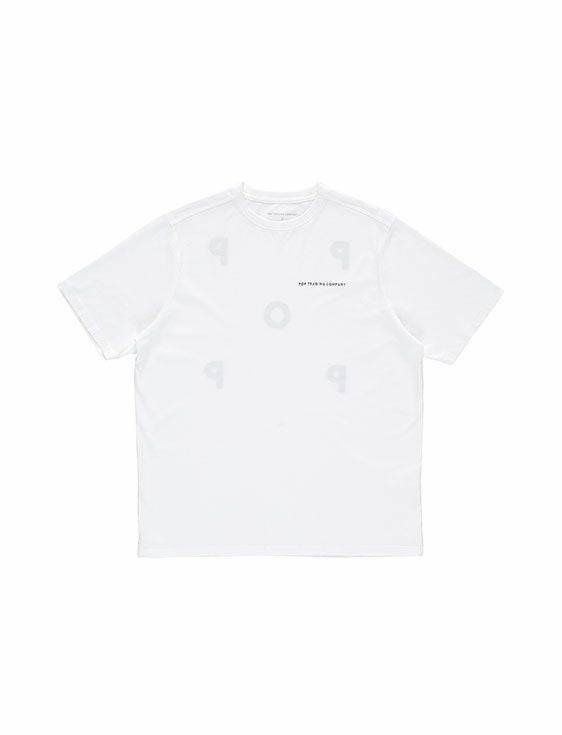  POP TRADING COMPANY/ポップトレーディングカンパニー/INSIDE LOGO T-SHIRT WHITE/WHITE/ホワイト
