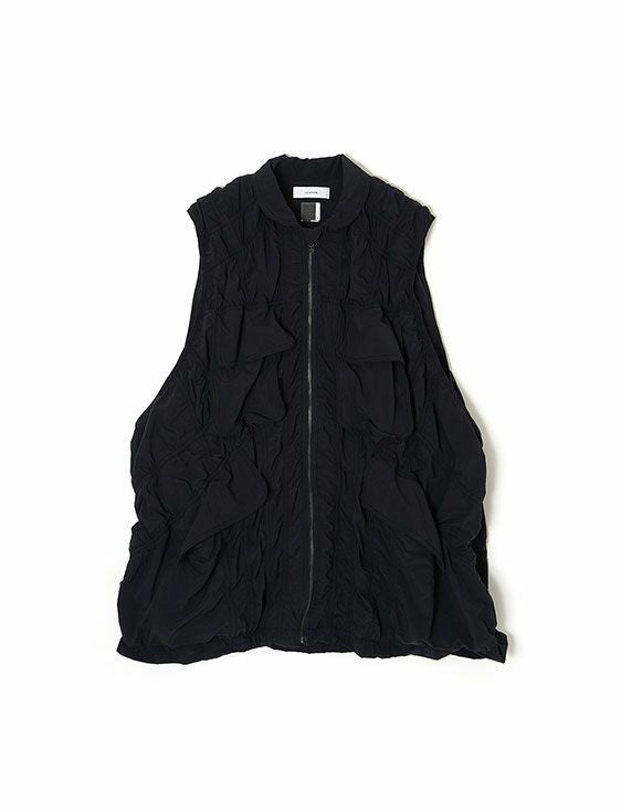 FACETASM/ファセッタズム/PATCHWORK VEST/NAVY/ネイビー