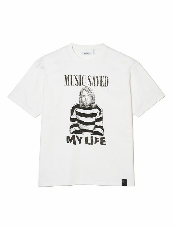 MSML/エムエスエムエル/NEVERMIND T SHIRT/WHITE/ホワイト