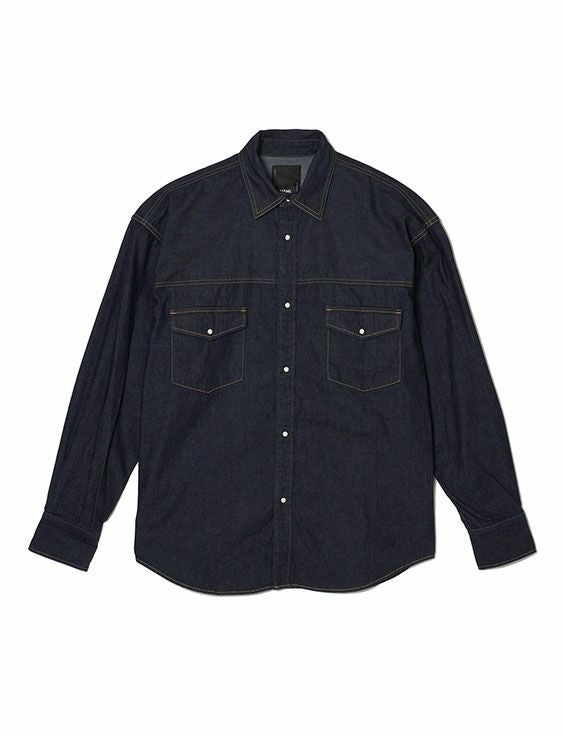 MSML/エムエスエムエル/DENIM SHIRT / ONE WASHED/INDIGO/インディゴ