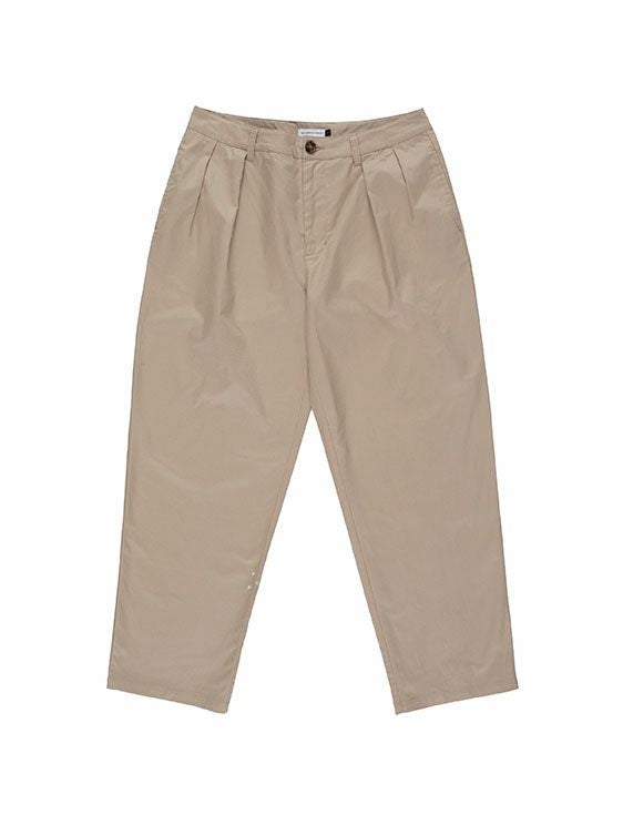 POP TRADING COMPANY/ポップトレーディングカンパニー/HEWITT SUIT PANTS IN WHITE PEPPER LINEN/BEIGE
