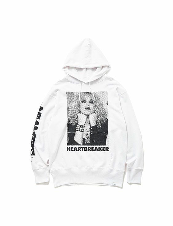 BEDWIN＆THE HEARTBREAKERS/ベドウィンアンドザハートブレイカーズ/ L/S PRINTED HOODIE CHOLE""/WHITE/ホワイト