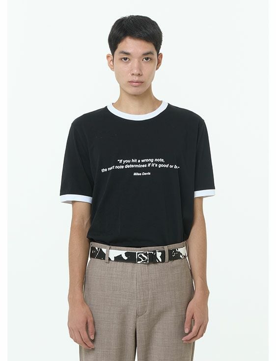 SHOOP/シュープ/ JAZZ LOVER T-SHIRT #2/BLACK/ブラック