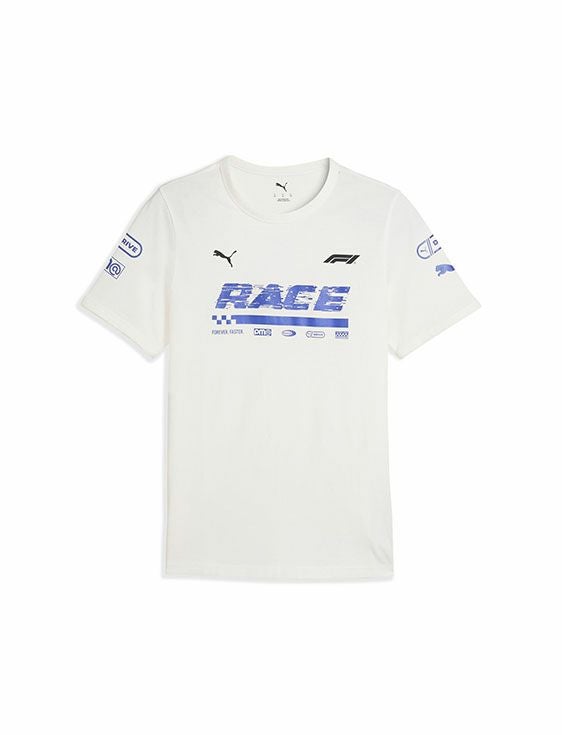 PUMA/プーマ/F1 GRAPHIC RINGER TEE/WHITE/ホワイト