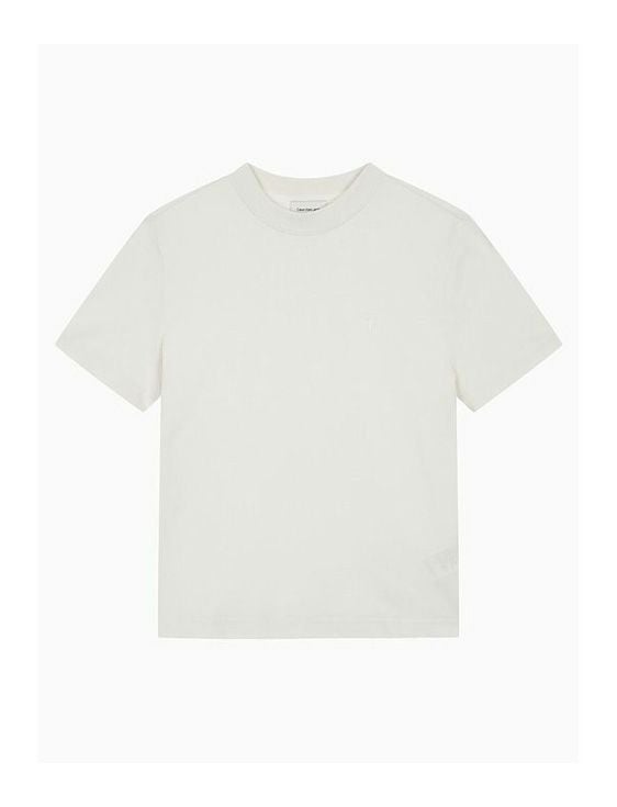 CalvinKlein/カルバンクライン/SS ARCHIVE LOGO CREWNECK TEE/IVORY/アイボリー