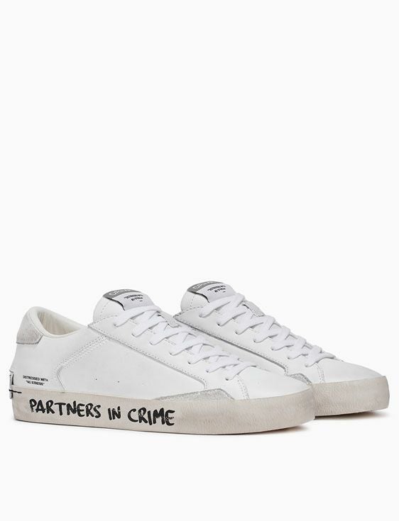 CRIME LONDON/クライムロンドン/DISTRESSED WHITE GRAFFITI/WHITE/ホワイト