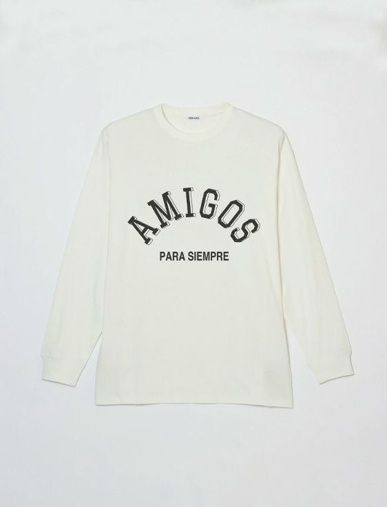 BUENA VISTA/ブエナビスタ/AMIGOS L/S tee/WHITE/ホワイト