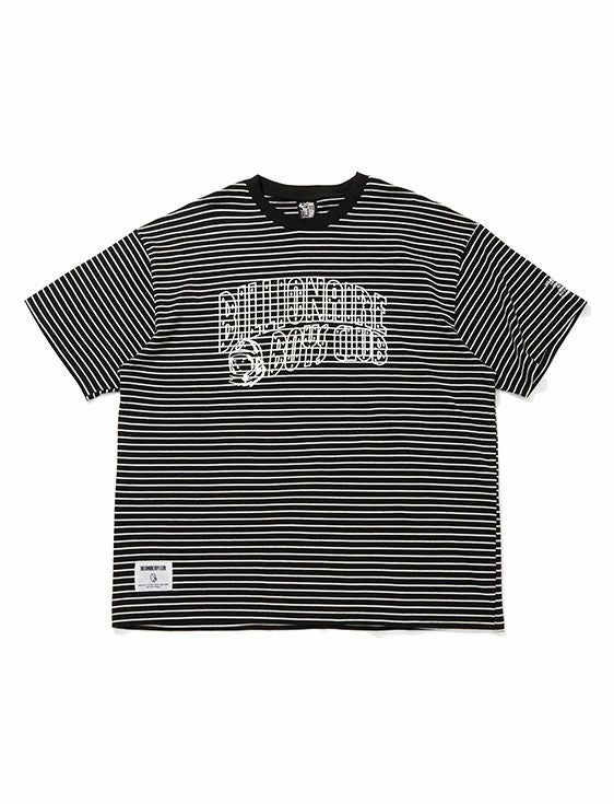 BILLIONAIRE BOYS CLUB/ビリオネア・ボーイズ・クラブ/BORDER SS T-SHIRT/BLACK/ブラック