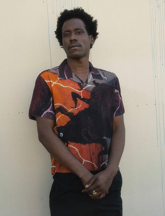BRAINDEAD/ブレインデッド/SPIRAL ORB SHORT SLEEVE BUTTON UP SHIRT