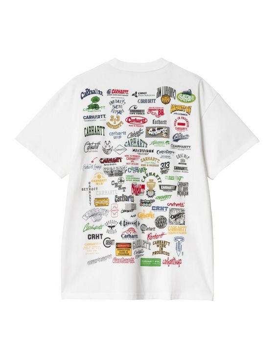 Carhartt WIP/カーハートダブリューアイピー/S/S LOGO T-SHIRT/WHITE/ホワイト