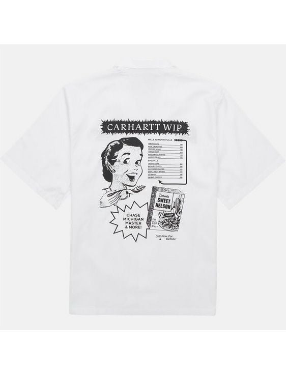 Carhartt WIP/カーハートダブリューアイピー/S/S DELI SHIRT/WHITE/ホワイト