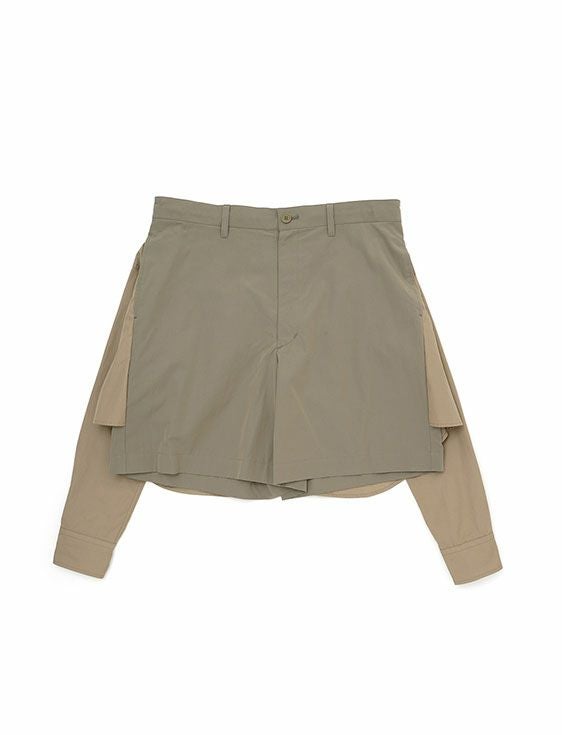 FACETASM/ファセッタズム/SLEEVE SHORTS/BEIGE/ベージュ