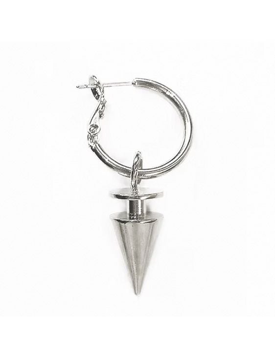 IN GOLD WE TRUST/インゴールドウィートラスト/CRE SPIKE CREOL EARRING SILVER/SILVER/シルバー