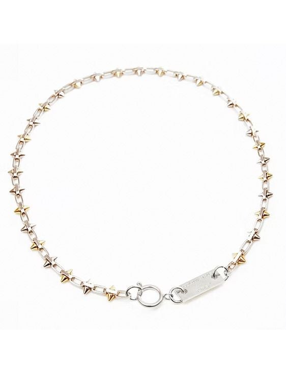 IN GOLD WE TRUST/インゴールドウィートラスト/THIN THIN SPIKE NECKLACE SILVER/SILVER/シルバー