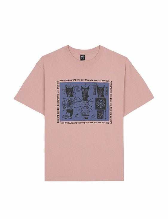 BRAINDEAD/ブレインデッド/MIND GAMES T-SHIRT/PINK/ピンク