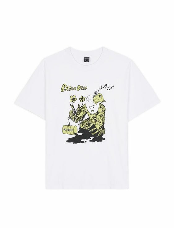 BRAINDEAD/ブレインデッド/NUCLEAR EVOLUTION T-SHIRT/WHITE/ホワイト