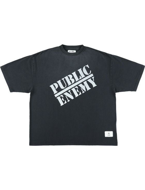 MA LABEL BY MAISON SPECIAL/エムエーレーベルバイメゾンスペシャル/PUBLIC ENEMY Prime-Over S/S Tshirt #1/BLACK/ブラック