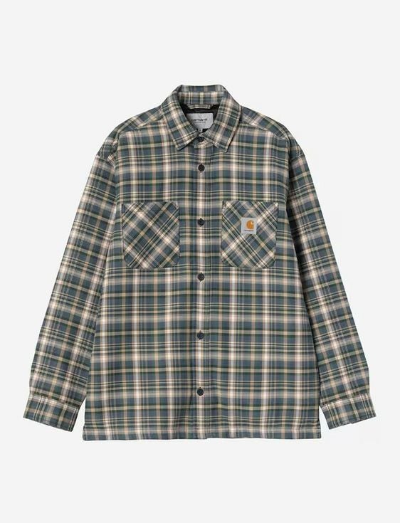 Carhartt WIP/カーハート　ダブリューアイピー/CRONYN SHIRT JACKET Cronyn Check,Dark Navy/GREEN/グリーン