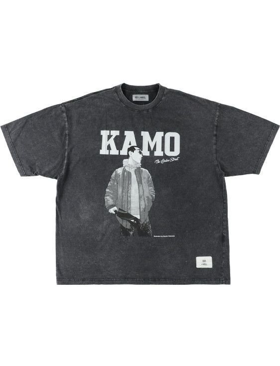 MA LABEL BY MAISON SPECIAL/エムエーレーベルバイメゾンスペシャル/GEDOU STREET 'KAMO' T-Shirt Black/BLACK/ブラック