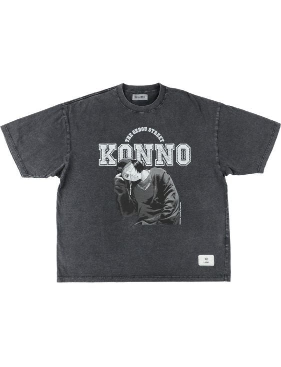 MA LABEL BY MAISON SPECIAL/エムエーレーベルバイメゾンスペシャル/GEDOU STREET 'KONNO' T-Shirt Black/BLACK/ブラック